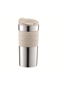tasse et mugs bodum - 11068-913 - travel mug de voyage - crème - 0,35 litre