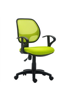 fauteuil de bureau idimex chaise de bureau à roulettes cool, vert