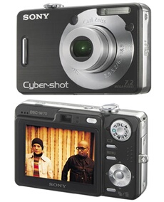 Cyber-shot DSC-W70 noir