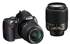 D40 Noir + 18-55 mm + 55-200 mm