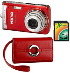 M60 Rouge + étui cuir + SD 2 Go