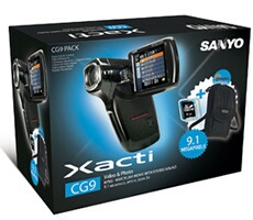 Xacti VPC-CG9 Noir + Carte SDHC 4 Go + Etui