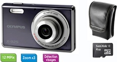 X-925 + Etui + Carte Micro SDHC 4 Go : Pack Fnac