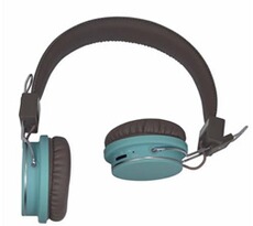 Casque audio Halterrego Casque Bluetooth Bleu et Noir