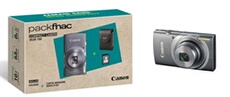 Pack Fnac Compact Canon Ixus 150 gris + Housse + Carte mémoire 8 Go