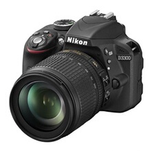 Reflex D3300 + Objectif AF-S DX 18-105 mm VR II + Fourre-tout + Carte SDHC 8 Go YP