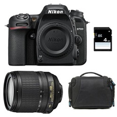 d7500 + 18-105 vr + sac + sd 4go