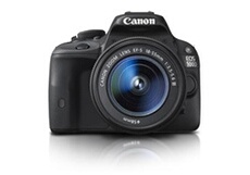 Reflex EOS 100D Noir + Objectif Canon EF-S 18-55mm f/3.5-5.6 DC III