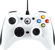 Manette PC filaire GC-100XF Blanche