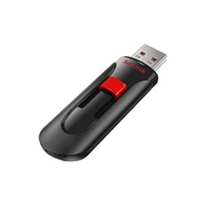 Clé Usb Cruzer Glide 256go Usb 2.0 Type A Noir, Rouge Lecteur Usb Flash
