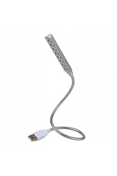 autres luminaires daffodil lampe usb led flexible pour clavier, bureau, ecran - ult05s - se branche sur port usb pc / mac - eclaire clavier, ecran, bureau...