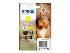 Epson 378XL - 9.3 ml - XL - jaune - original - blister - cartouche d'encre - pour Expression Home XP-8605, 8606; Expression Home HD XP-15000;