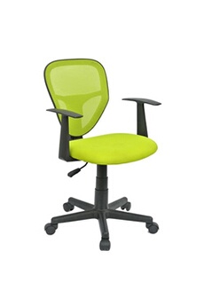 fauteuil de bureau idimex chaise de bureau pour enfant studio, vert