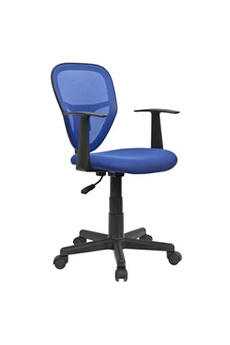 fauteuil de bureau idimex chaise de bureau pour enfant studio, bleu