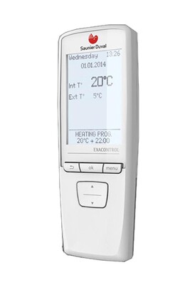 Thermostat et programmateur de température Saunier Duval Thermostat programmation saunier duval exacontrol e7rb avec récepteur radio