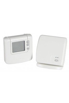 Thermostat et programmateur de température Honeywell Thermostat d'ambiance sans fil digital non programmable dt92 avec boitier relais
