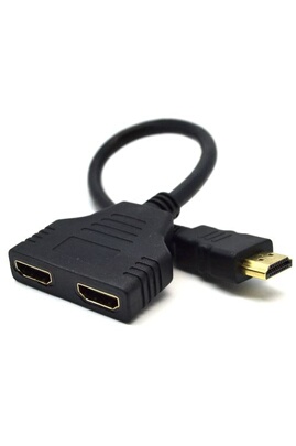 Adaptateur et convertisseur CABLING ® switch HDMI - 2 entrées + 1 sortie