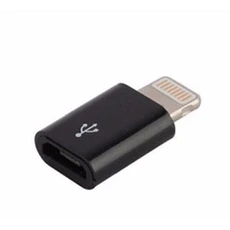 Adaptateur et convertisseur Straße Tech Adaptateur Lightning Vers Micro-Usb Femelle pour Apple iphone 5, 6, 7 - Noir