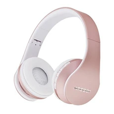 Casque audio Andoer Casque sans Fil Bluetooth Rose doré 4.1 Mains-libres avec Micro pour iPhone/ Samsung / Ordinateur Portable