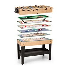 Acheter Game-Star Table multijeux avec 37 jeux inclus : Babyfoot , billard , Shuffleboard , Air hockey .- Bois massif MDF Bon état - 239,99 € Game-Star Table multijeux avec 37 jeux inclus : Babyfoot , billard , Shuffleboard , Air hockey .- Bois massif MDF Bon état - reconditionné disponible sur Darty