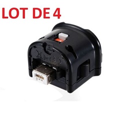 4 x Wii motion plus pour manette Wiimote Nintendo Wii - Noir - Straße Game - Très bon état N/A sur Darty