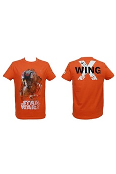Figurine de collection Sd Toys T-shirt star wars les derniers jedi - x-wing orange homme taille l
