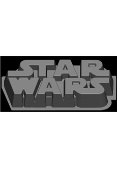 Figurine de collection Zigzag Moule star wars - moule à gâteau en silicone star wars logo
