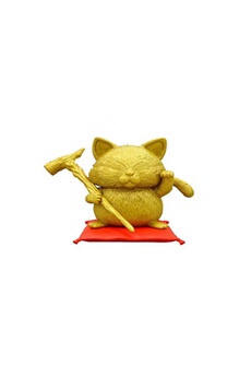 Figurines personnages Ban Presto Figurine dbz summer gift set - maitre karin fortune cat gold 12cm