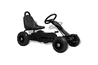 Véhicule à pédale GENERIQUE Jeux de conduite famille sarajevo kart à pédales avec pneus noir
