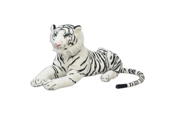 Peluche GENERIQUE Poupées, coffrets et figurines categorie rome tigre en peluche blanc xxl