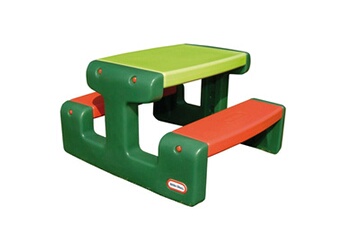 Armoire bébé Little Tikes Table de pique-nique junior vert et orange