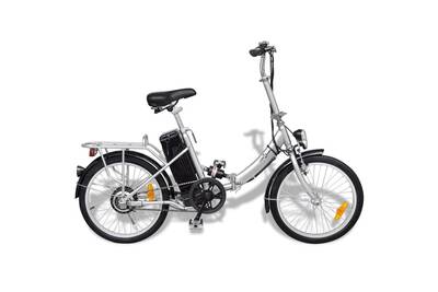 Velos De Route Vidaxl Velo Electrique Pliable En Alliage D 39 Aluminium Et Batterie Lithium Ion Darty