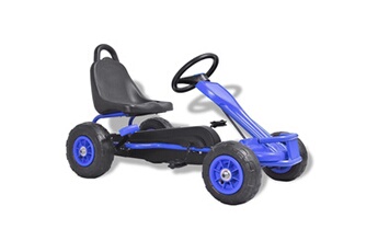 Véhicule à pédale GENERIQUE Jeux de conduite edition sucre kart à pédales avec pneus bleu