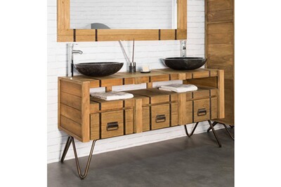 Meuble Salle De Bain Distribain Meuble De Salle De Bain Calabro 1000 Noir Darty