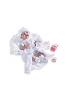 Poupée Berenguer Soft body la newborn in white bunting and accessories