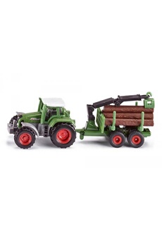 Maquette Siku Tracteur avec remorque forestière