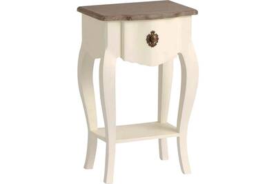 Chevet Amadeus Table De Chevet Blanche Celestine En Bois Mdf Darty