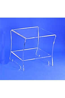 table de chevet form xl table de chevet cristal
