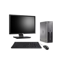 Pc Elite 8200 SFF + Ecran 22'' - Noir - Intel Pentium G840 / 2.80 GHz - RAM 4 Go - HDD 500 Go - DVD - Gigabit Ethernet - Windows 10 Professionnel