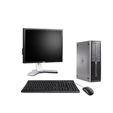 Pc Elite 8200 SFF + Ecran 19'' - Noir - Intel Pentium G840 / 2.80 GHz - RAM 4 Go - HDD 500 Go - DVD - Gigabit Ethernet - Windows 7 Professionnel