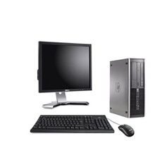 Pc Elite 8200 SFF + Ecran 19'' - Noir - Intel Pentium G840 / 2.80 GHz - RAM 4 Go - HDD 500 Go - DVD - Gigabit Ethernet - Windows 10 Professionnel