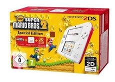 Console 2DS Blanc + rouge + New Super Mario Bros 2