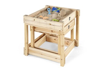 Bac à sable Plum Table de jeux en bois bac à sable et bac à eau