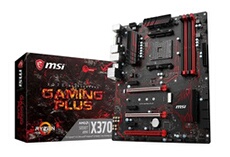 X370 GAMING PLUS AMD X370 Socket AM4 ATX carte mère - cartes mères (DDR4-SDRAM, DIMM, 1866,2133,2400,2667,2933,3200 MHz, Dual, 64 Go, AMD)