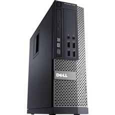 Unité centrale Optiplex 7010 SFF - Noir - Intel Pentium G2020 / 2.90 GHz - RAM 4 Go - HDD 250 Go - DVD - Gigabit Ethernet - Windows 10 Professionnel