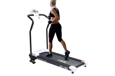 appareil de musculation ise tapis de course pliable motorise tapis de marche 8km h moteur dc 0 75cv systeme de conduite darty