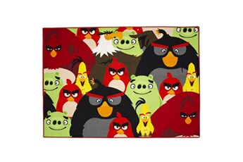 Tapis de jeu et tapis de sol Guizmax Tapis enfant angry birds 133 x 95 cm groupe