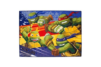 Tapis pour enfant Guizmax Tapis enfant les tortues ninja 133 x 95 cm disney ninja turtles