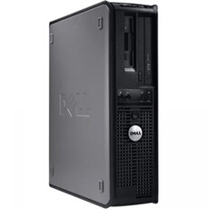 Ordinateur Optiplex 755 Desktop - Gris - Intel Core 2 Duo E4500 / 2.2 GHz - RAM 2 Go - HDD 80 Go - CDRW / DVD - Gigabit Ethernet - Windows XP