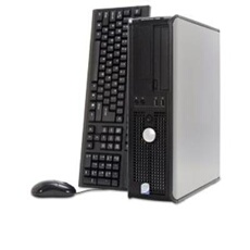 Ordinateur Optiplex 755 Desktop - Gris - Intel Core Duo E2160 / 1.8 GHz - RAM 2 Go - HDD 80 Go - DVD - Gigabit Ethernet - Windows Vista Professionnel